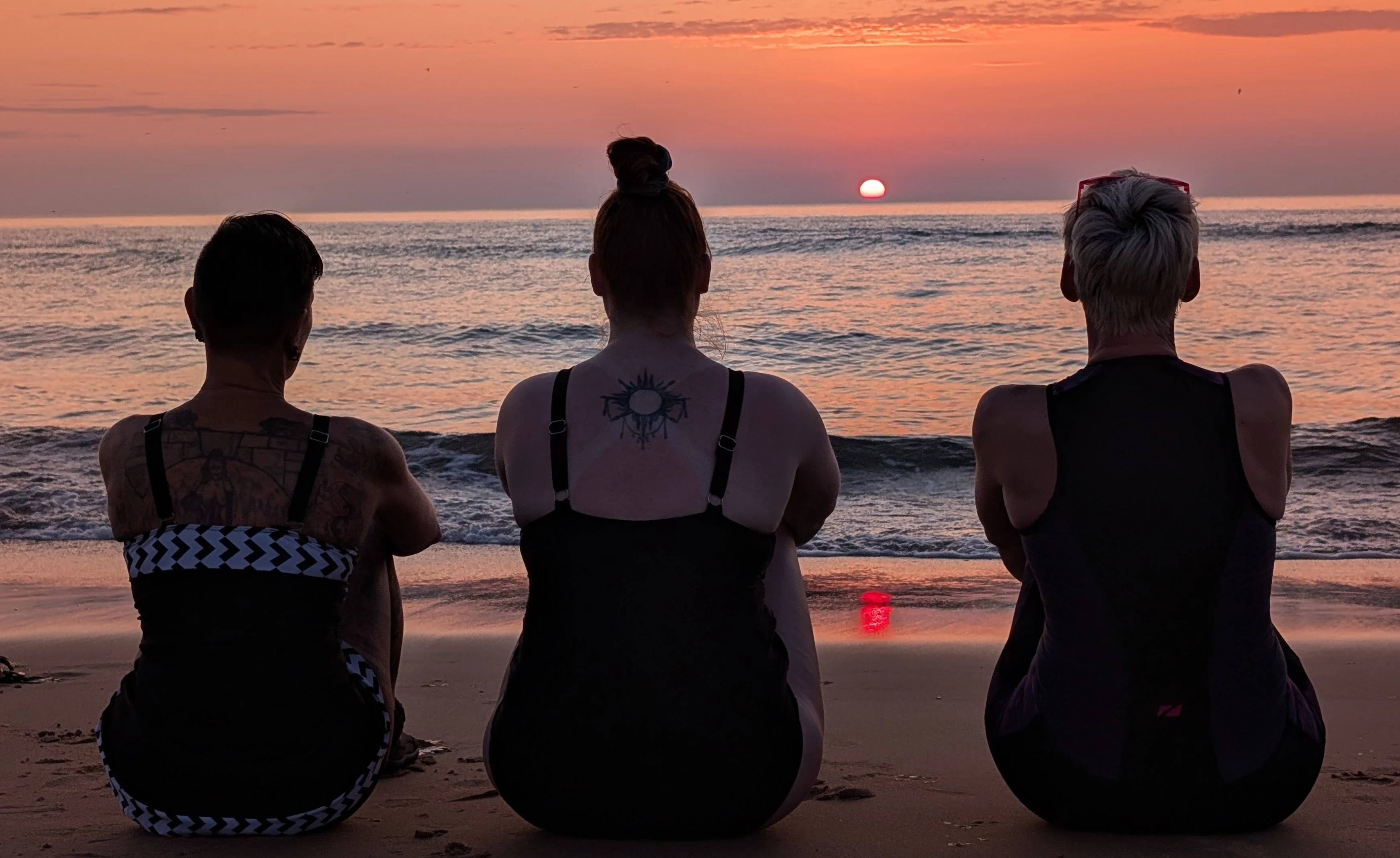 Summer solstice at Frenchman's Bay, South Shields